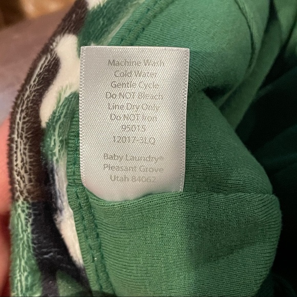 Baby Laundry 6-12 M Minky Full Zip Jacket & Hat Set - Picture 10 of 10